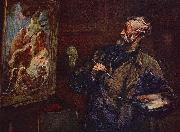 Honore Daumier Der Maler oil